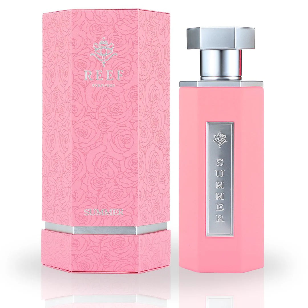 Reef Pink Summer Eau de Parfum 100ML (3.38 OZ) | Bright, Playful & Sweet Fragrance by Reef Perfumes