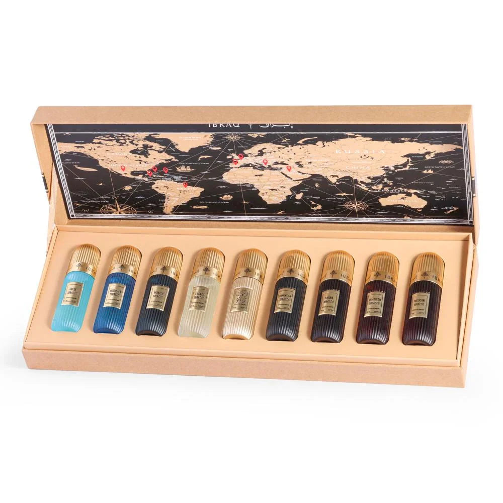 IBRAQ Tobacco Perfume Collection – 9x20ml Luxury Fragrance Set