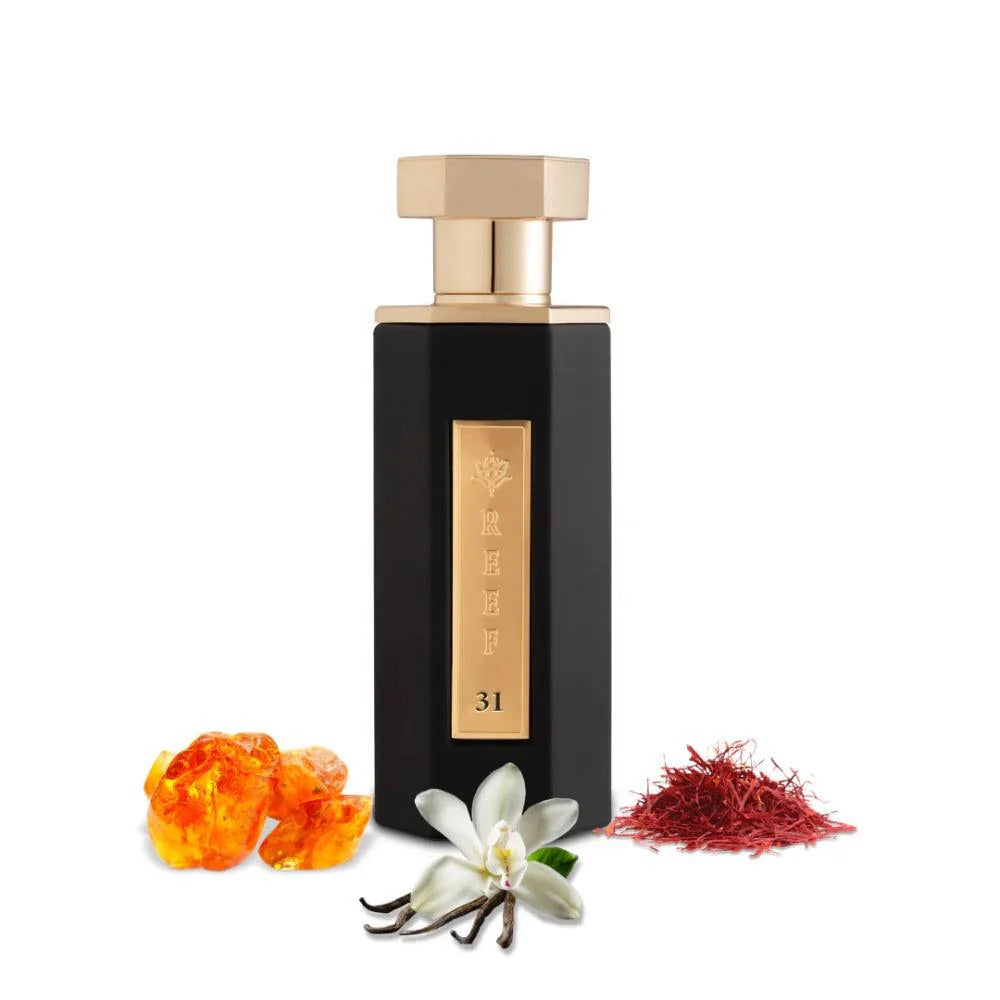 Reef 31 Eau de Parfum 100ML (3.38 OZ) | Warm, Amber & Vanilla Luxury Fragrance
