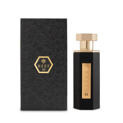 Reef 33 Eau de Parfum 100ml – Unisex Saffron, Rosemary & Oud Fragrance Reef